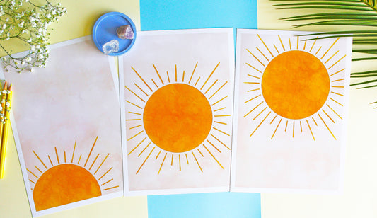 Sunrise Trio • Wall Art Print