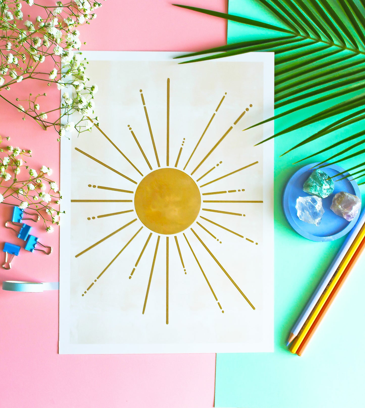 Bronze Sun • Wall Art Print