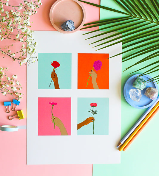 I'll Give You Flowers • Wall Art Print