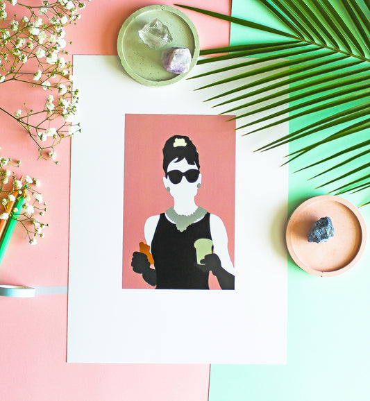 Holly Golightly | Breakfast At Tiffany's • Wall Art Print
