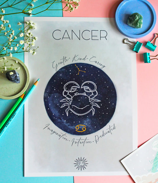 Zodiac Sign • Wall Art Print