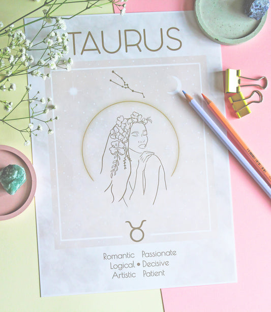 Zodiac Sign • Wall Art Print