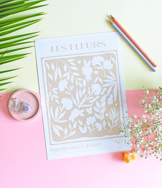 Flower Print - I • Wall Art Print