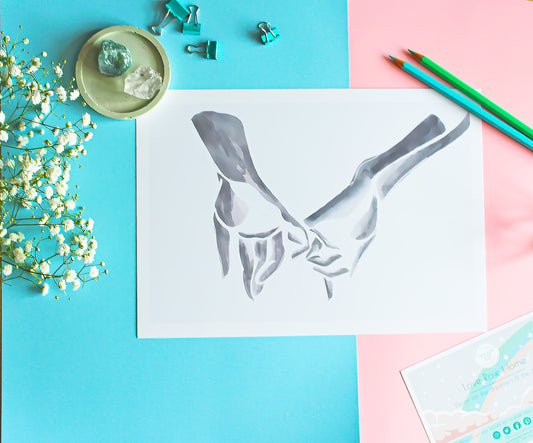 Take My Hand • Wall Art Print