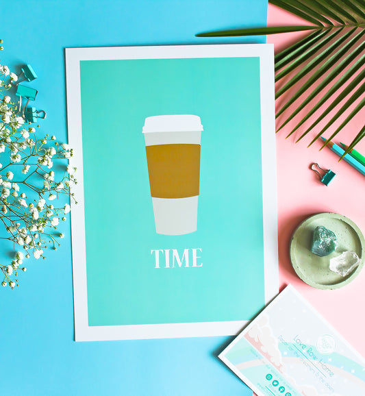 Coffee Time • Wall Art Print