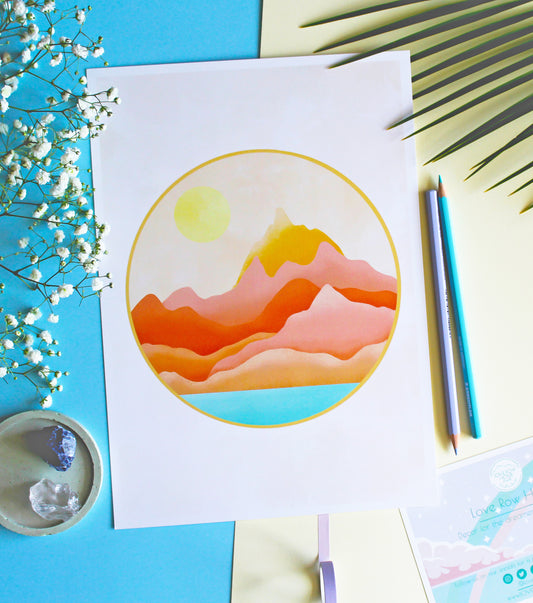 Mountainscape • Wall Art Print