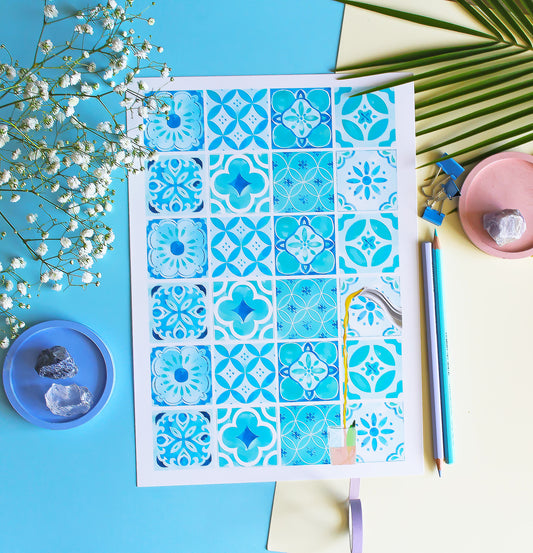 Moroccan Kitchen • Wall Art Print