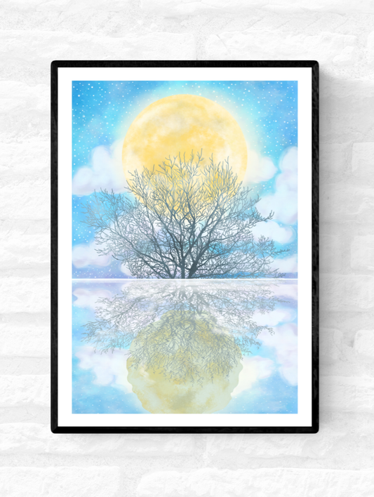 Lovers' Lake At Dusk • Wall Art Print