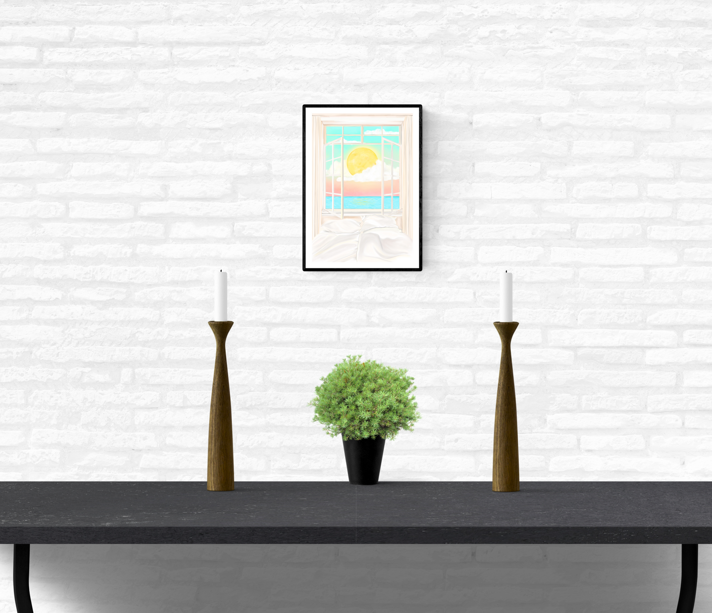 Dream Bedroom Window • Wall Art Print