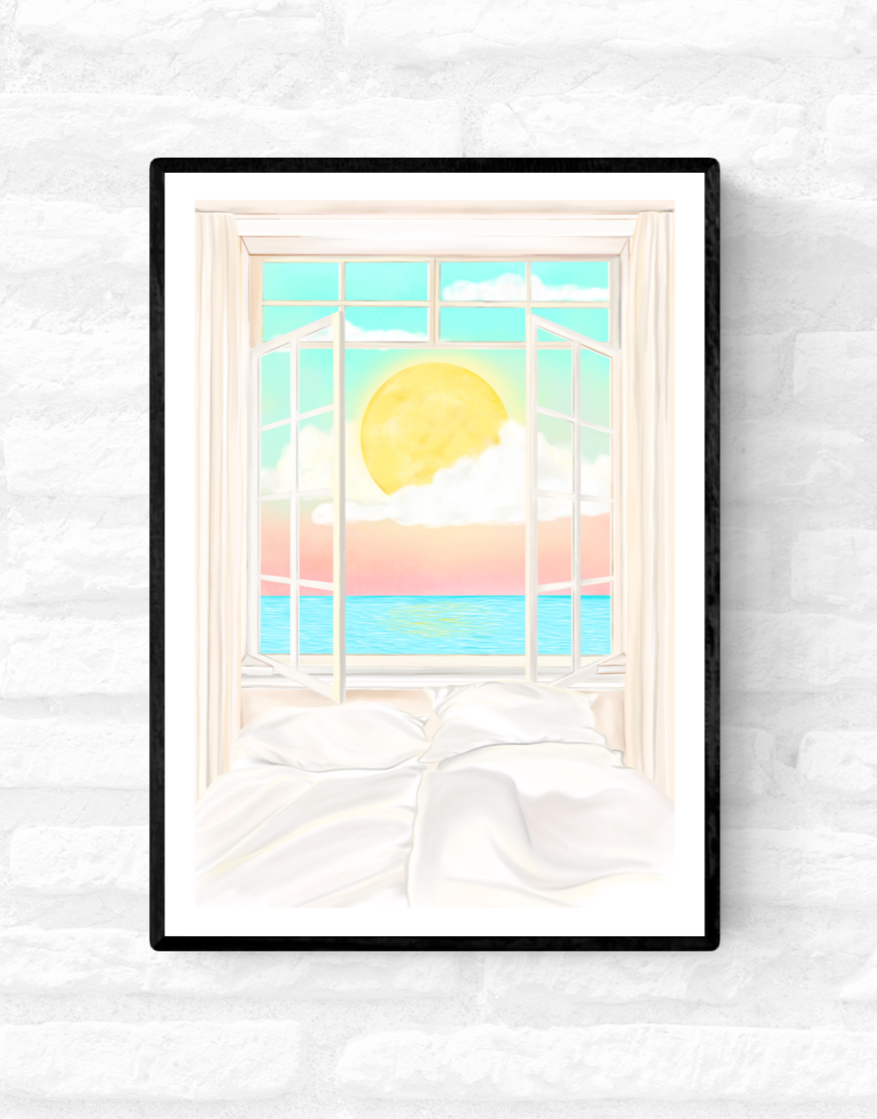 Dream Bedroom Window • Wall Art Print