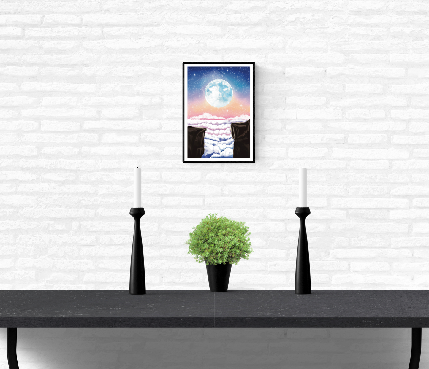 Over The Clouds • Wall Art Print