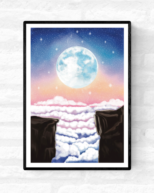 Over The Clouds • Wall Art Print