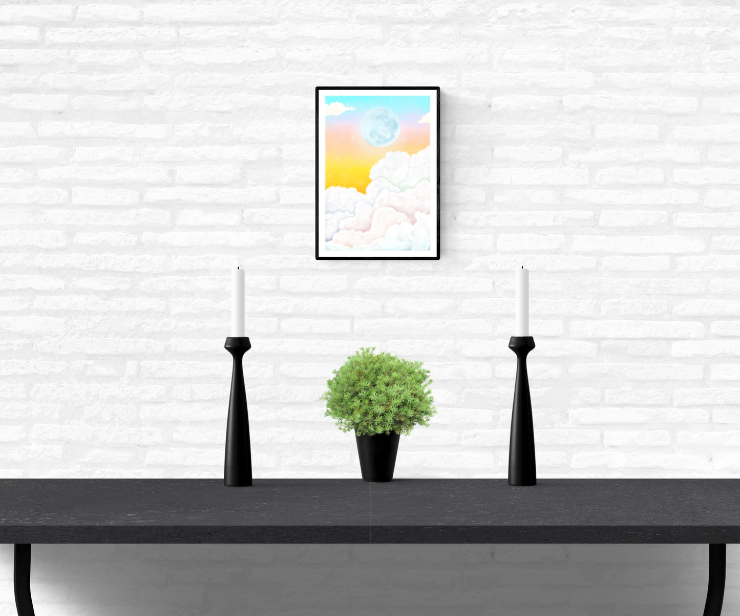 Colourful Dream Clouds • Wall Art Print