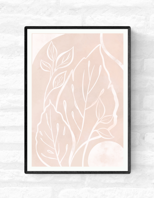 Botanical Line Art - I • Wall Art Print