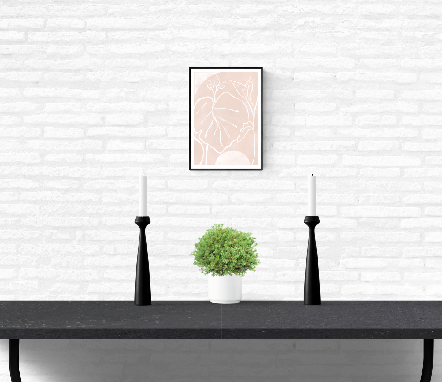 Botanical Line Art - II • Wall Art Print