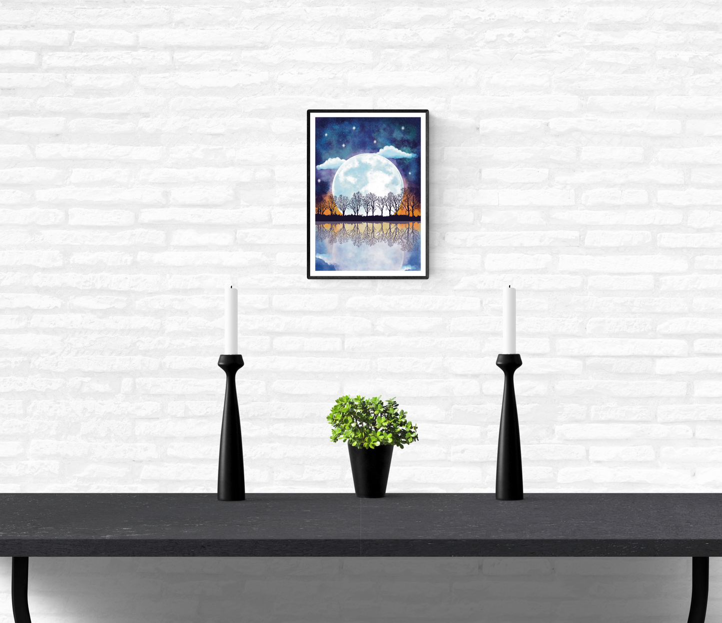 On The Lake • Wall Art Print