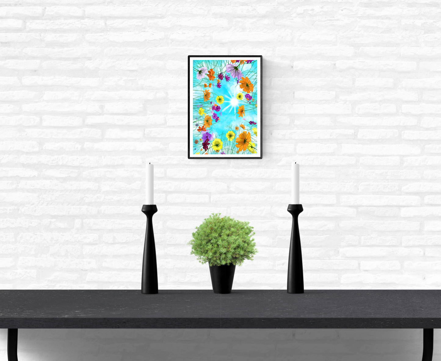 Wildflowers And Sun • Wall Art Print