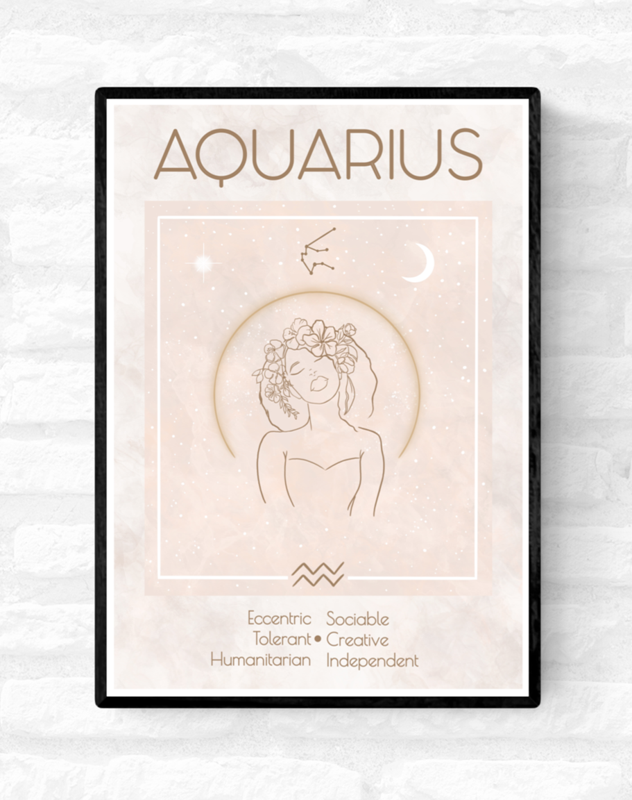 Zodiac Sign • Wall Art Print
