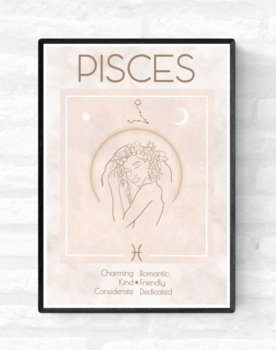 Zodiac Sign • Wall Art Print