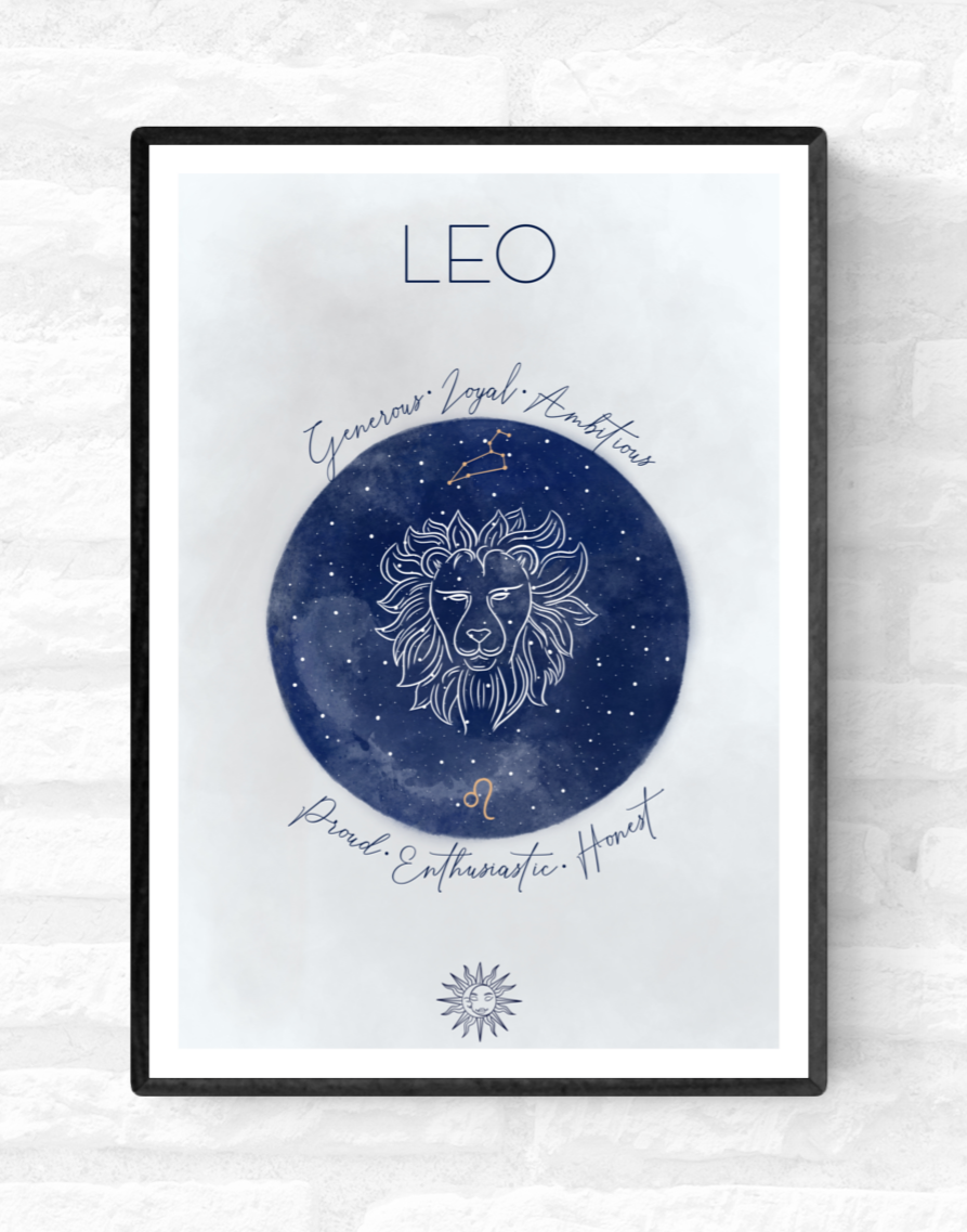 Zodiac Sign • Wall Art Print