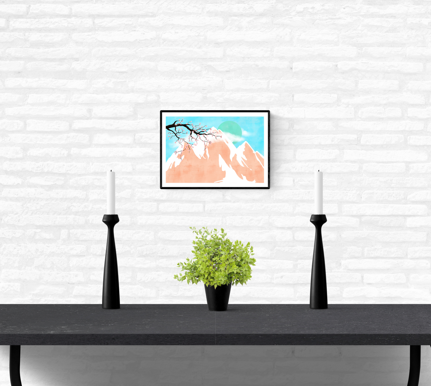 Japanese Mountains • Wall Art Print
