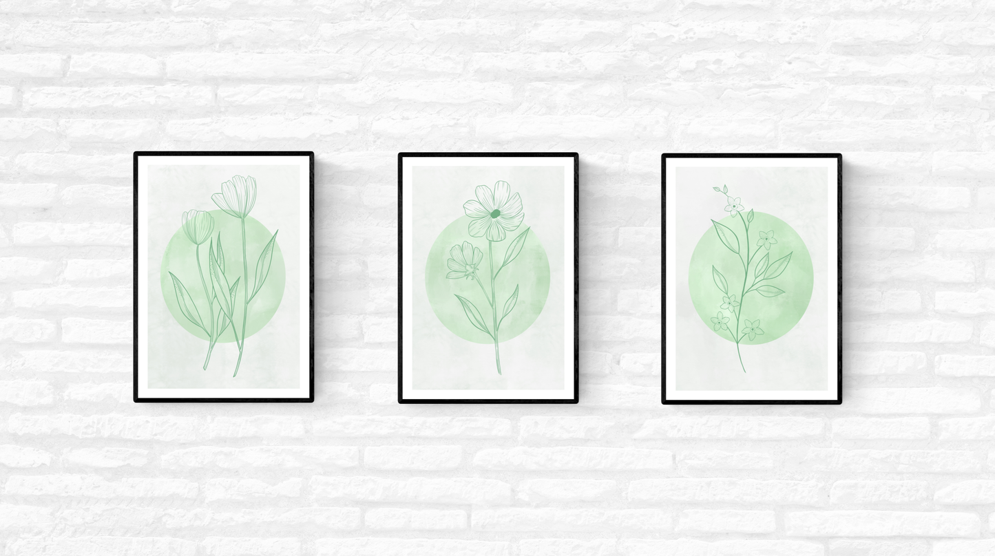 Wildflower Print Set • Wall Art Print