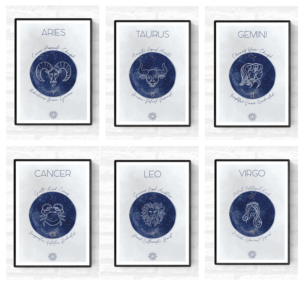 Zodiac Sign • Wall Art Print