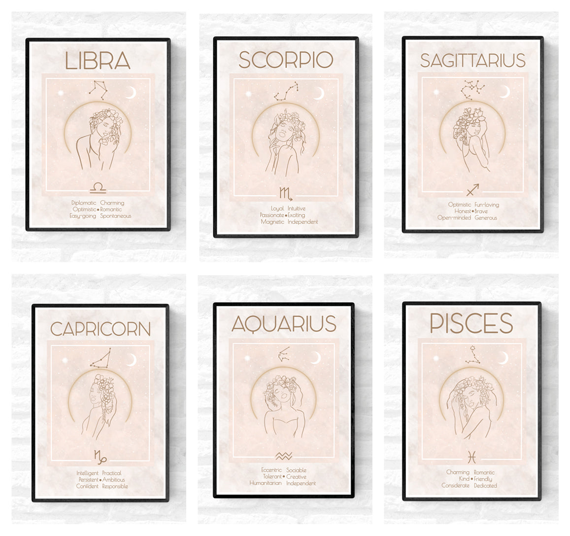 Zodiac Sign • Wall Art Print