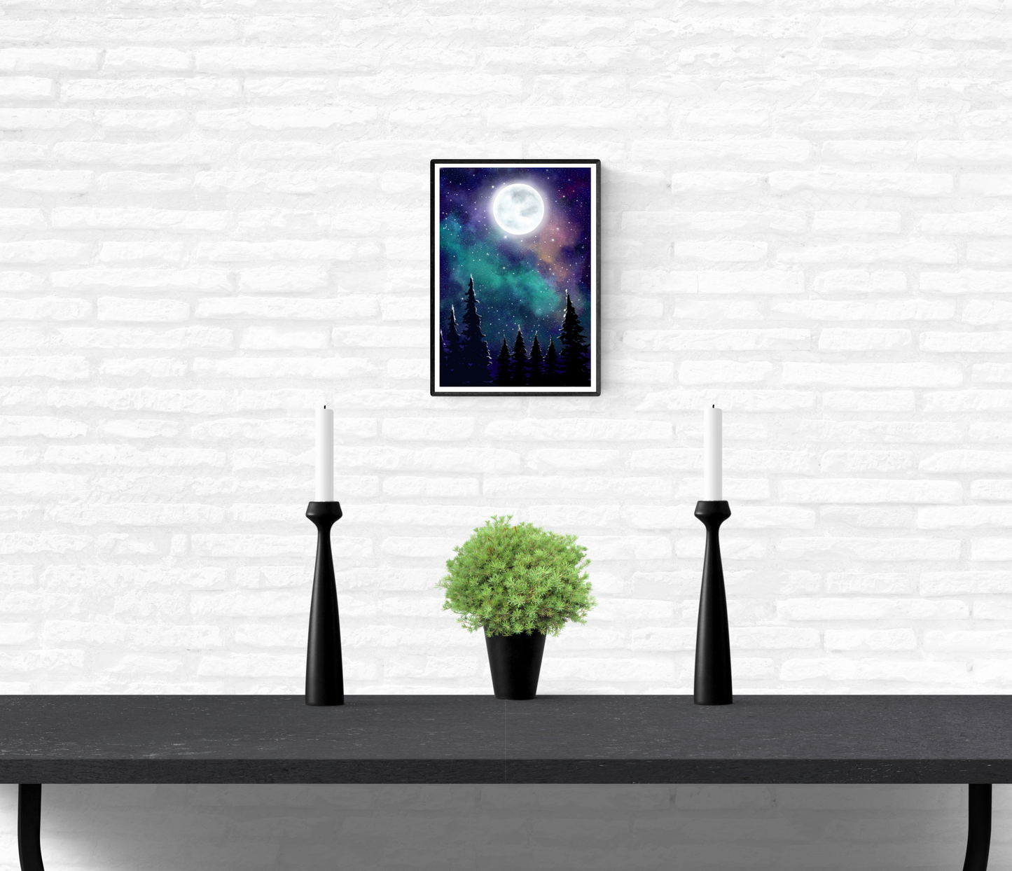 Night Forest • Wall Art Print