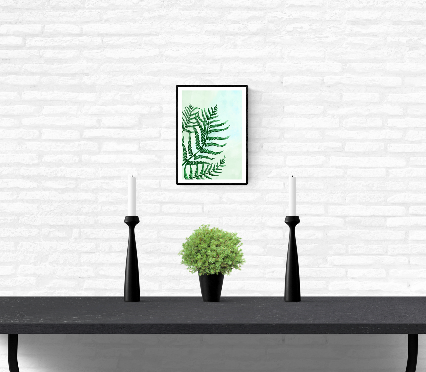Fern - Houseplants • Wall Art Print