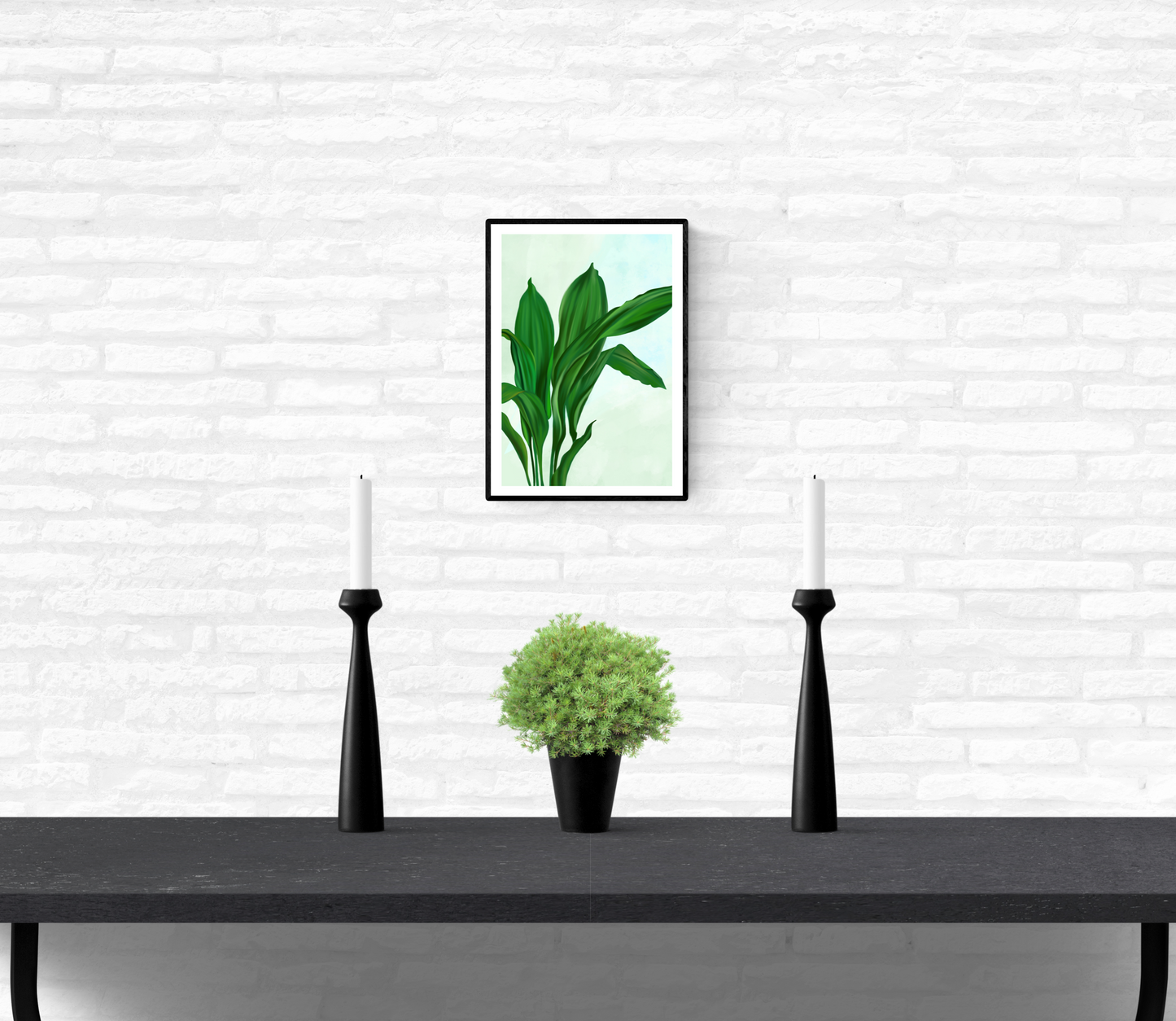 Iron Plant - Houseplants • Wall Art Print