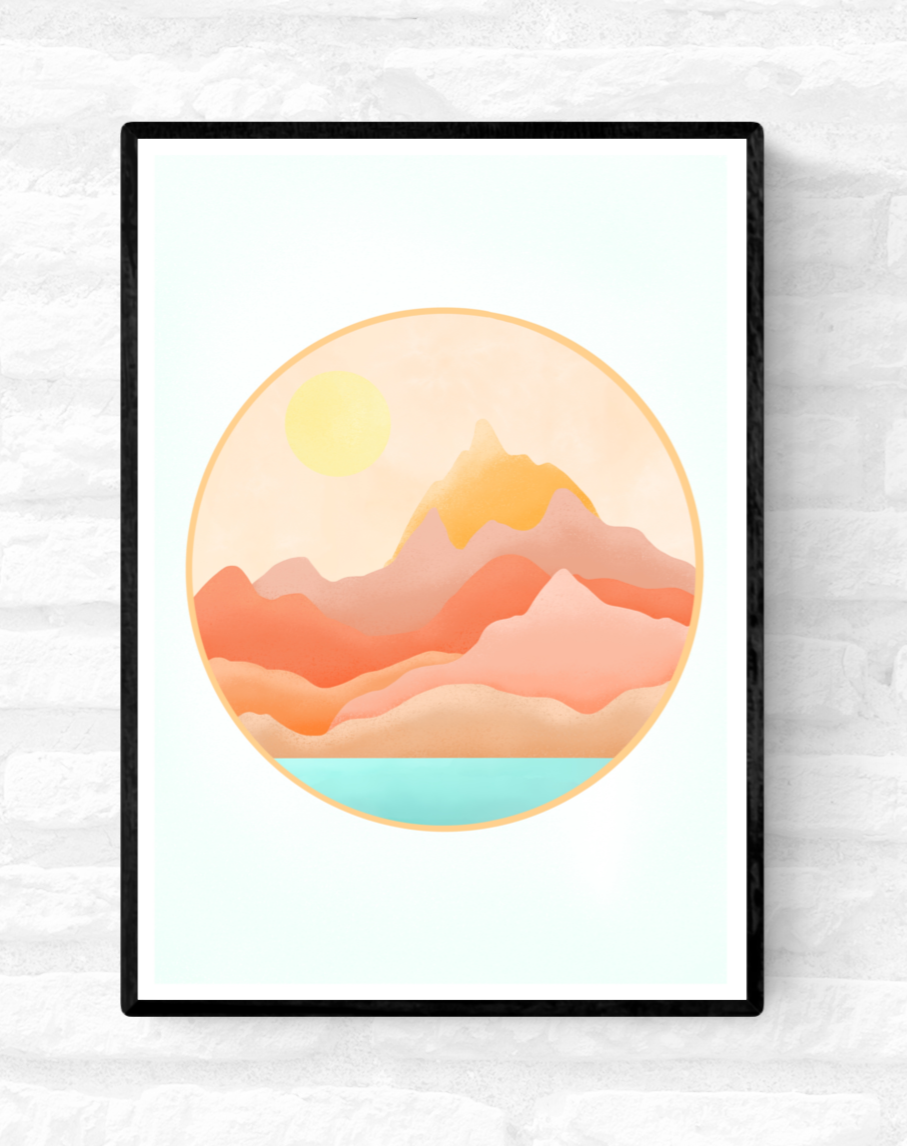 Mountainscape • Wall Art Print
