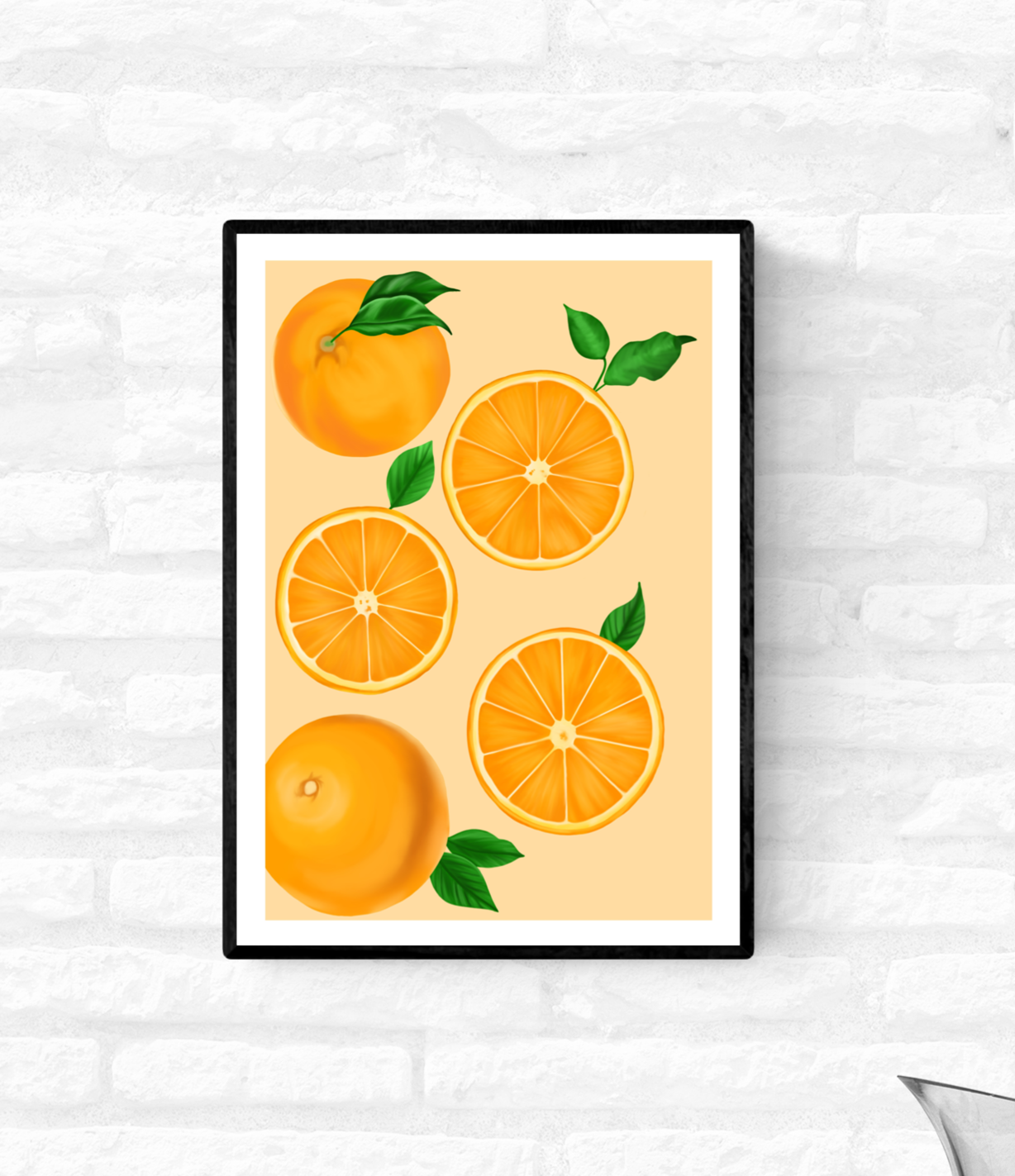 Oranges - Citrus Fruits • Wall Art Print