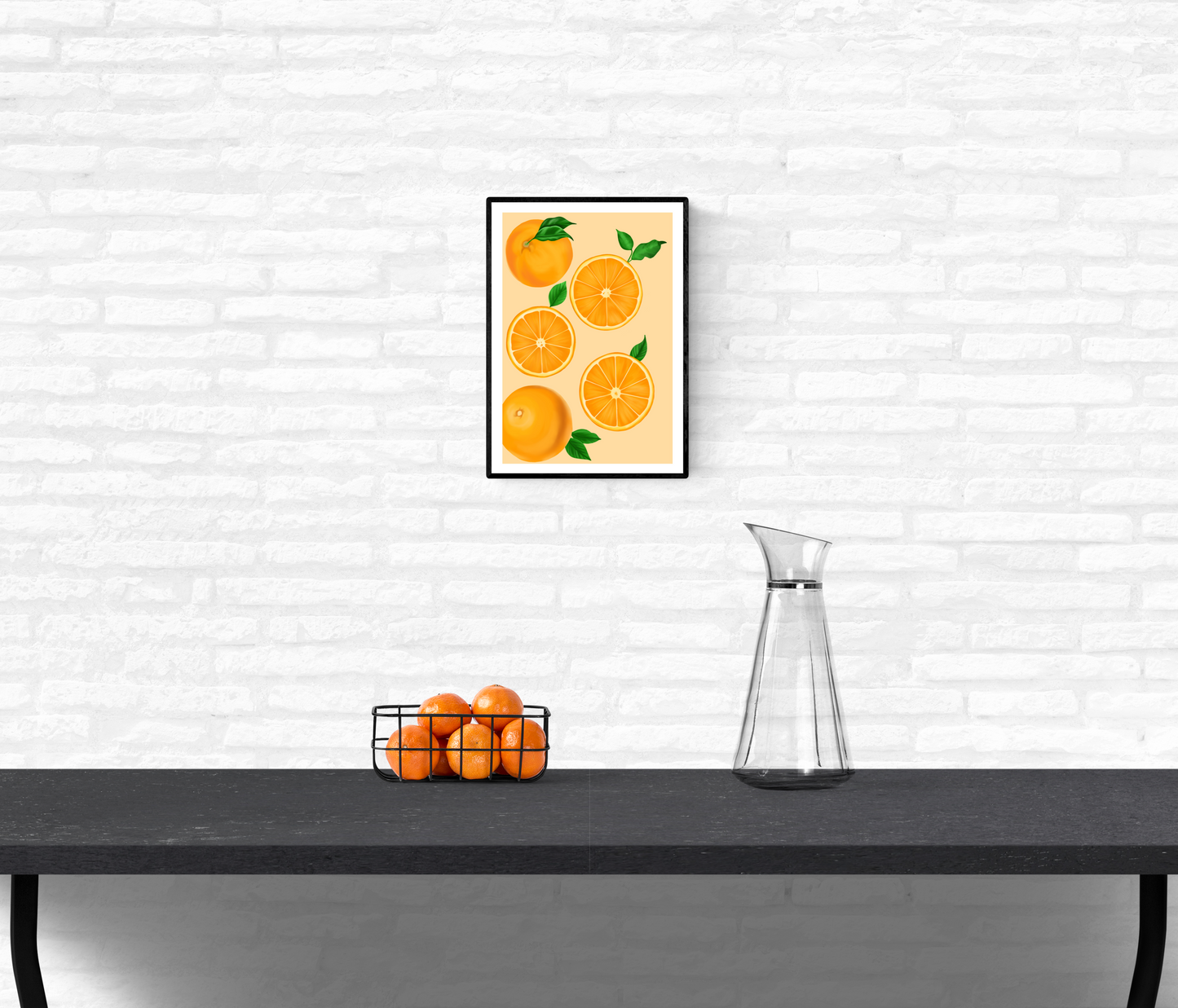 Oranges - Citrus Fruits • Wall Art Print